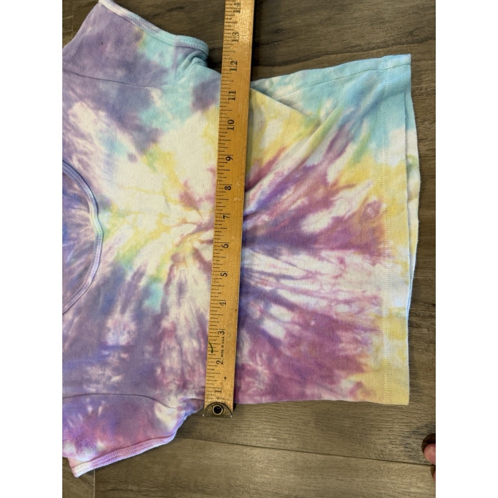 Los Angeles Apparel Womens Tie Dye Crew Neck Short Sleeve T-Shirt Made USA Small - Picture 3 of 9
